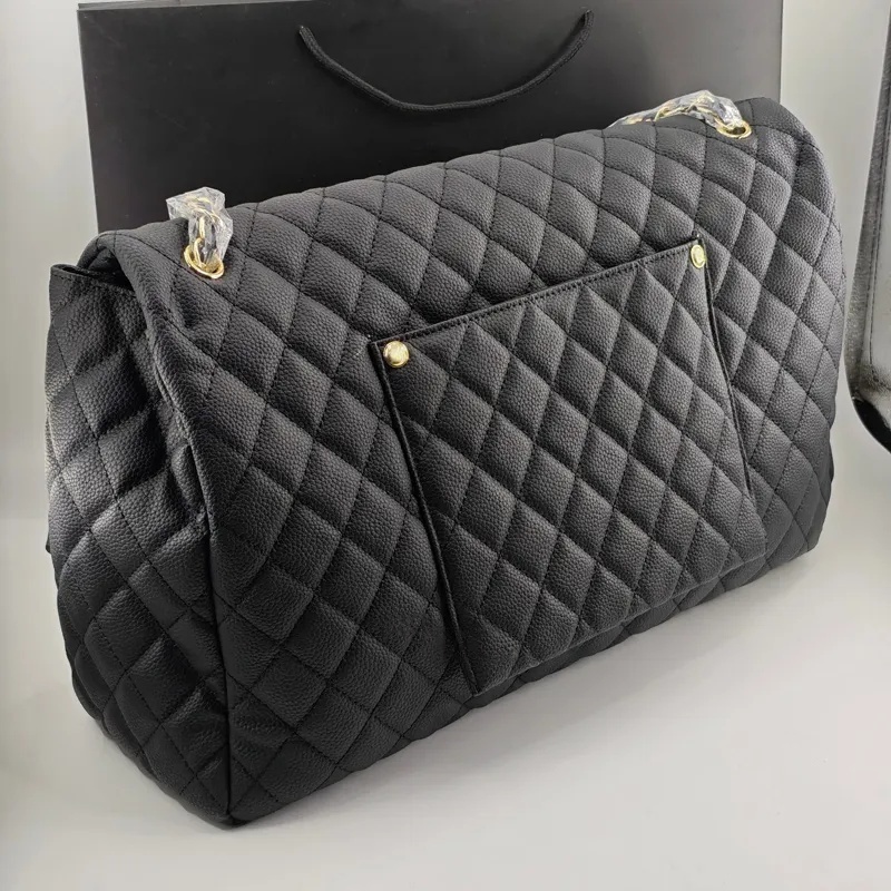 Top sale bags Designer bag XL Classic Flap Bag Women Shoulder Bags Leather Chain Black Caviar Maxi Cross body Purse Jumbo handbags Airport bag