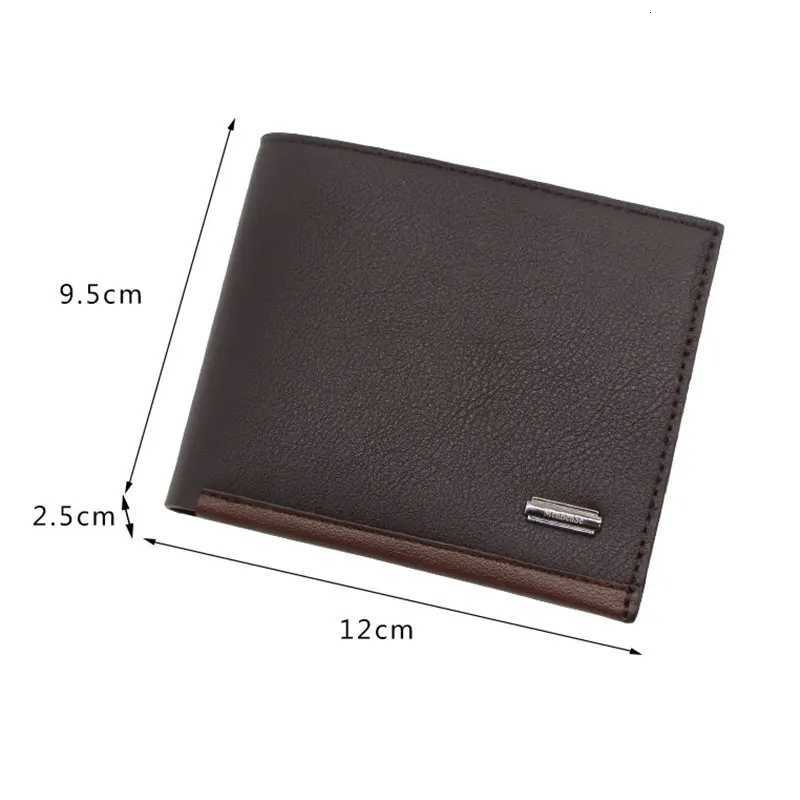 Men Wallets New Short High Quality Coin Pocket Bag Brand Mens Wallet Simple Credit Card Holder Photo Holder Mens Money ClipT251119