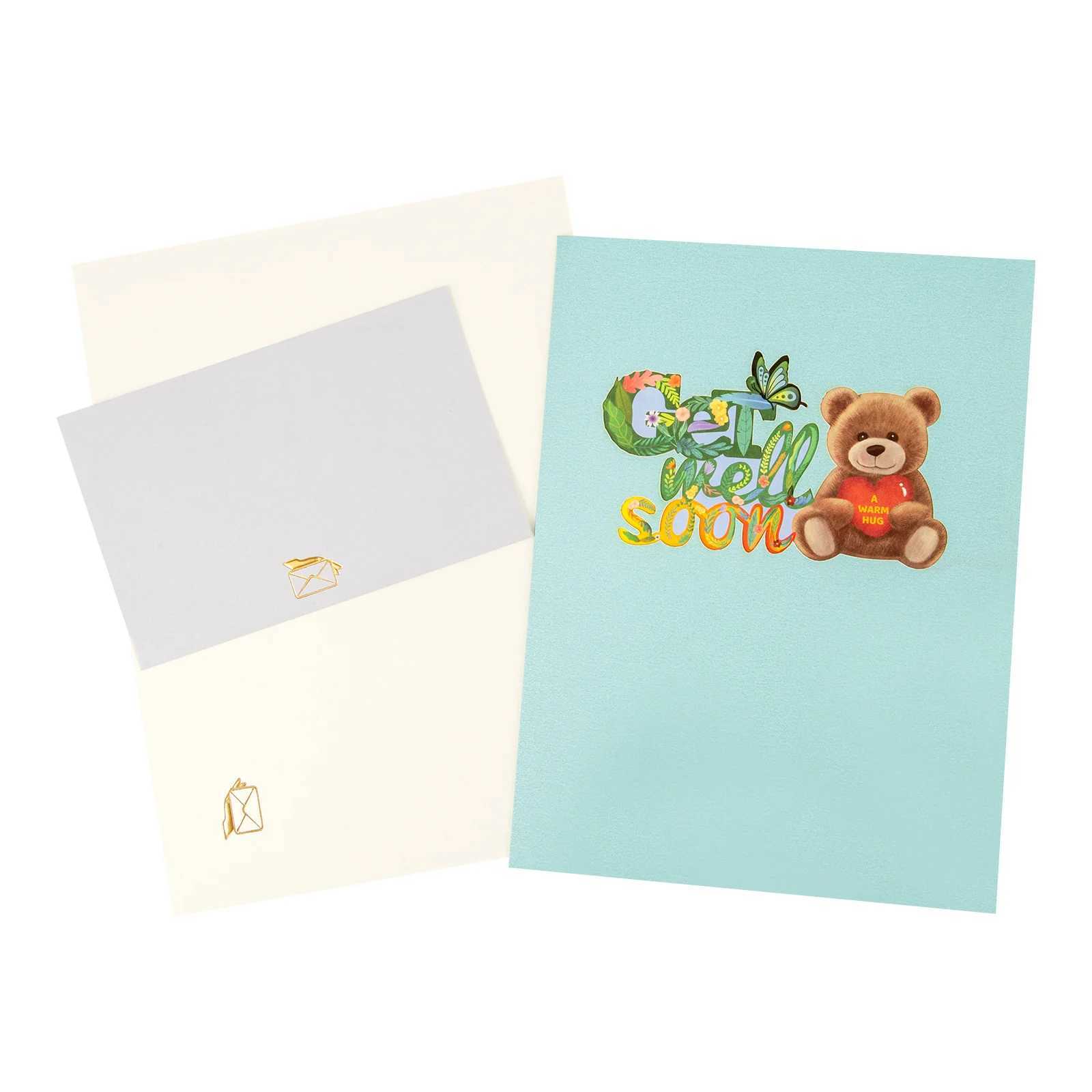 3D Get Well Soon Pop-up Card Sympathy Greeting Card G251119
