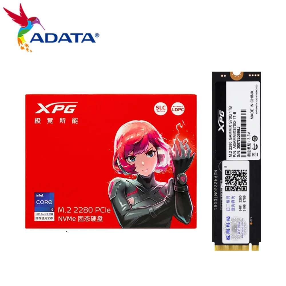xpg ssd adata 1tb ADATA XPG GAMMIX S70Q SSD Internal Solid State Disk 1TB 2TB Original PCle Gen4x4 For Laptop Desktop PC