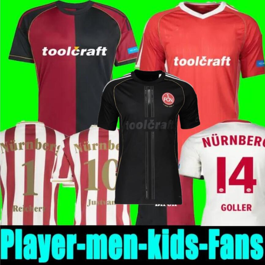 3XL 4XL 2025 Nurnberg 125-Year Anniversary Kit Soccer Jerseys REICHERT TZIMAS JUSTVAN ORTEGEL Football Shirt Uniforms