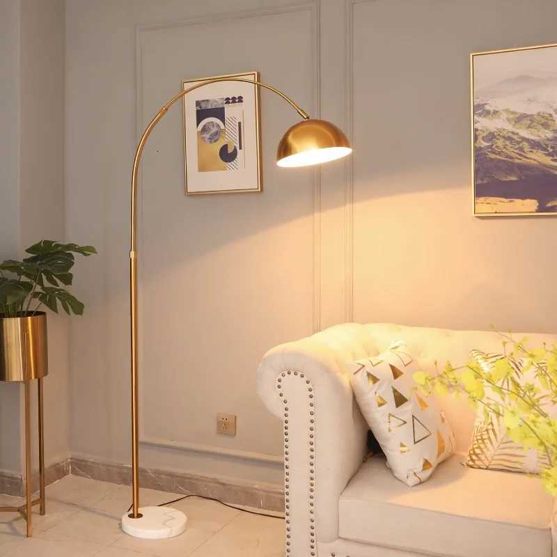 Led Gold/Black Italian Marble Floor Lamp Stand lightBedside Reading room deskLiving Room Mood light Lighting room decoration M251119