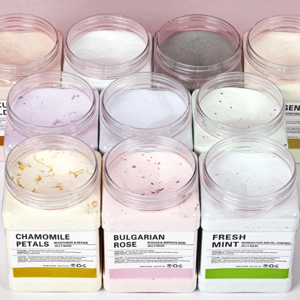 650g/200g Hydro Soft Jelly Mask Powder DIY jelly Masks Peel Off Hyaluronic Acid Facial Skin Care Rose Mask For Face 250418