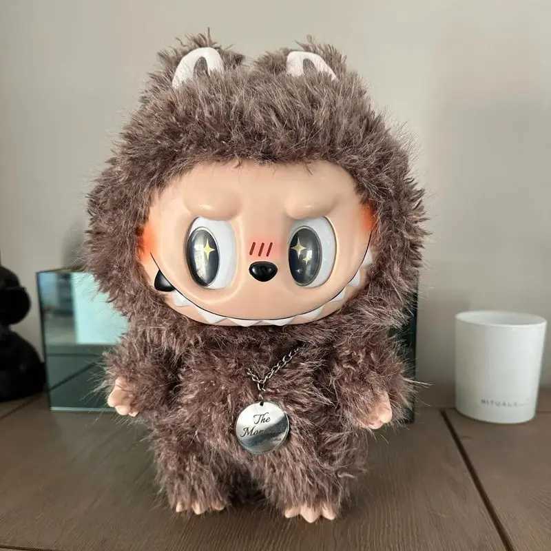 38cm Zimomo Monster Labubu Zimomo Angel Creative Mokoko Doll Pattern Vinyl Pendant Doll Model Copy Childrens Toy Birthday GiftXJ250419