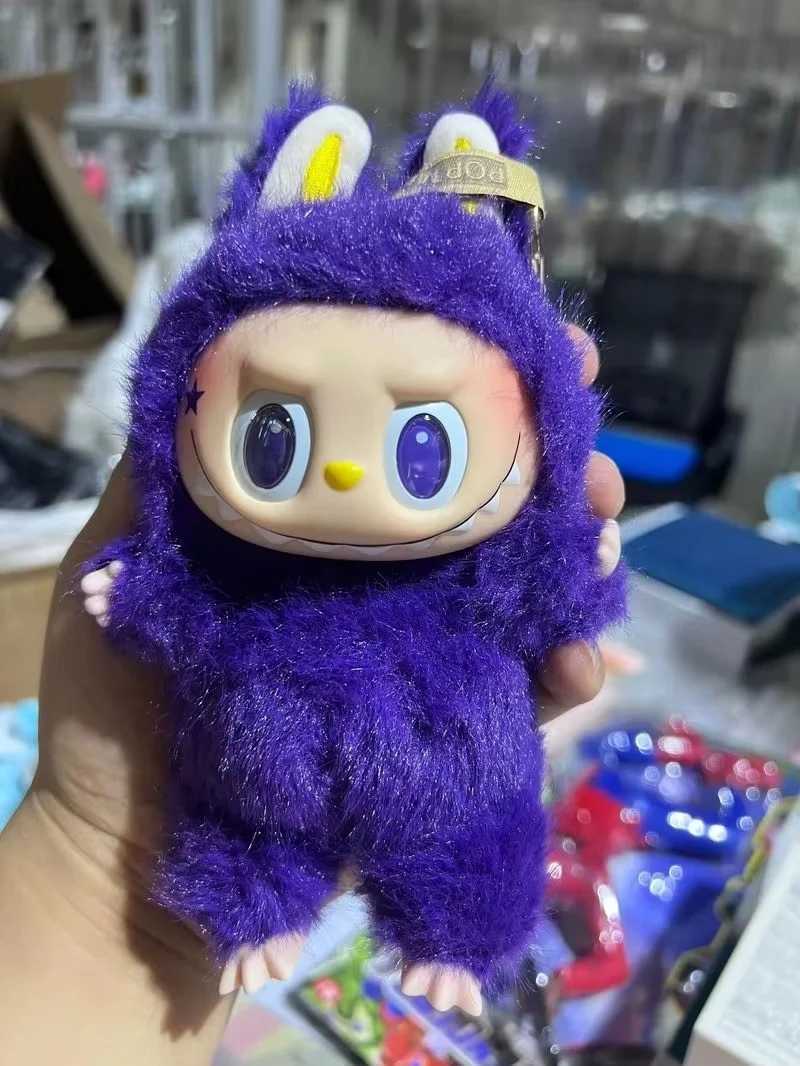 2025 hot selling blind box replica Labubu Milanese Purple Kingdom series model doll enamel monster picture keychain birthday gift W250419