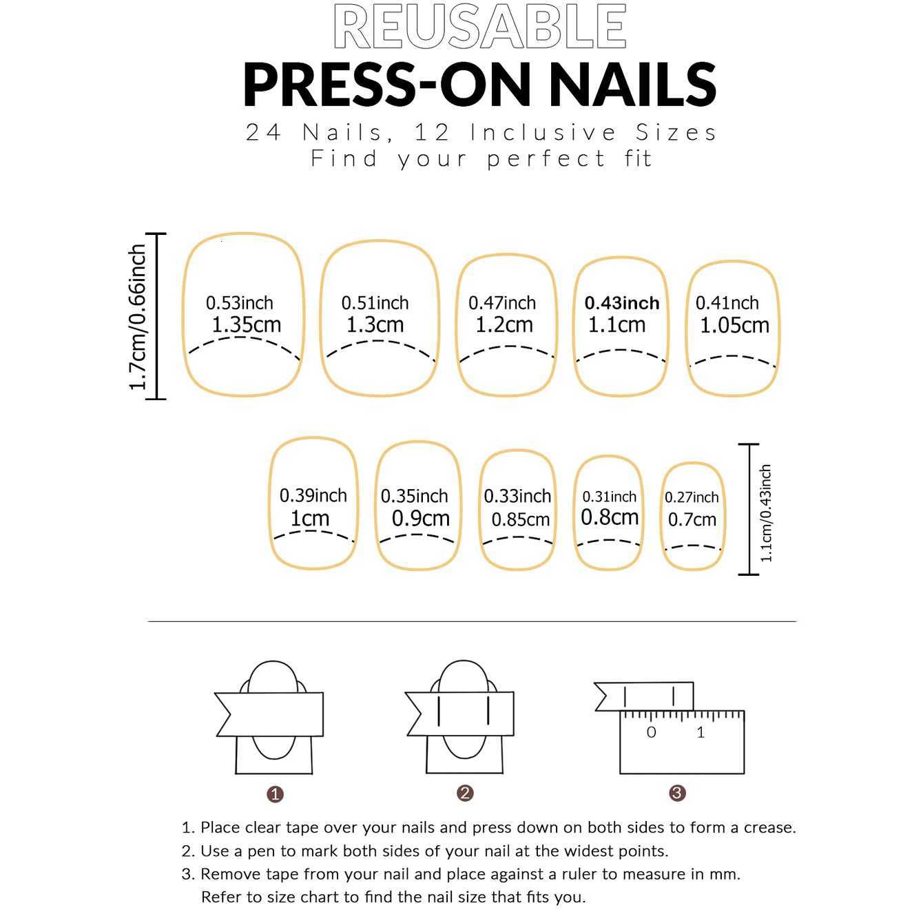120PCS Short Square White French Simple Shiny False Nails Fashionable Wearable Nails Suitable for Daily Work StudyT251118T251119