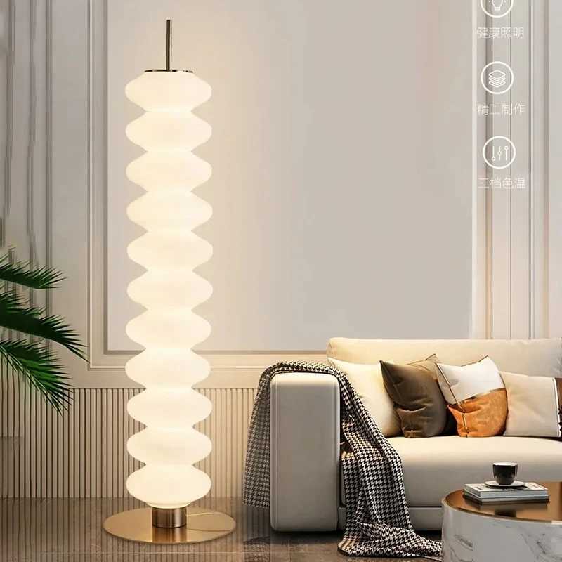 Modern Gourd Lamp Stand Danish Designer Floor Lamps for Living Room Bedroom Sofa Corner Standing Light Home Decor Table Lamp M251119