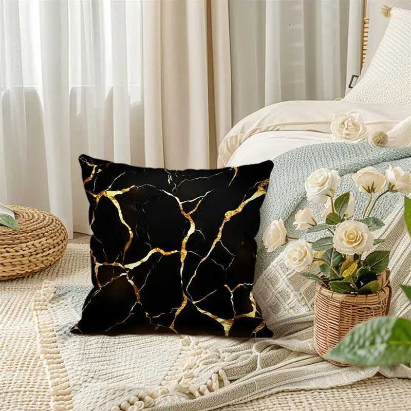 Black White Marble Cushion Cover Decorative case Sofa Cushion Cases Decoration For Home Seat Decor CoverM251119