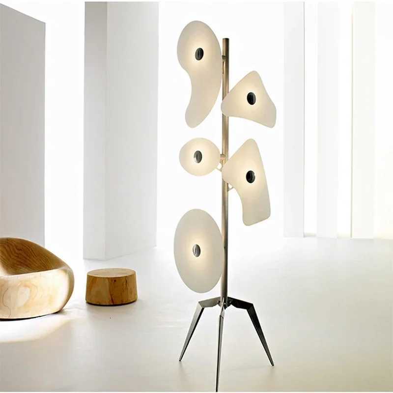 Designer Art Acrylic Floor Lamp Orbital Floor Light Living Room Corner Bedside Shade Standing Lamp M251119
