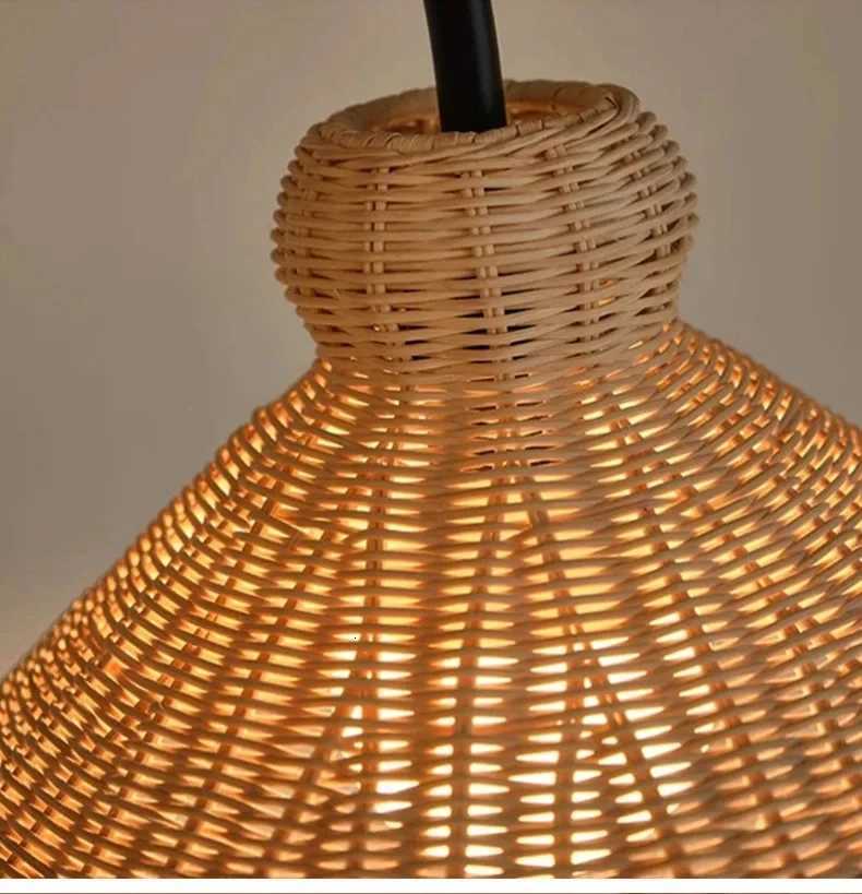 Modern Nordic Minimalism Rattan Art Sofa E27 Floor Lamp Homestay Living Room Light Bedroom Home Lighting Decor Fixtures LED Lamp M251119