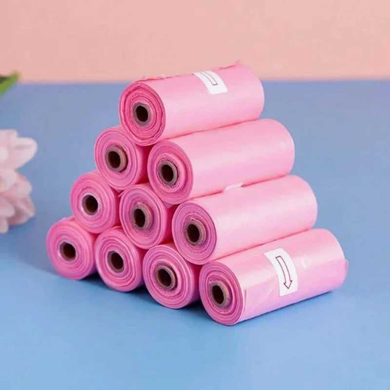Biodegradable Pet Supplies Dog Poop Bags for Waste Refuse Cleanup 15 Bag/ RollPuppy Cat Pooper Scooper Bag Rolls Outdoor Clean C251119