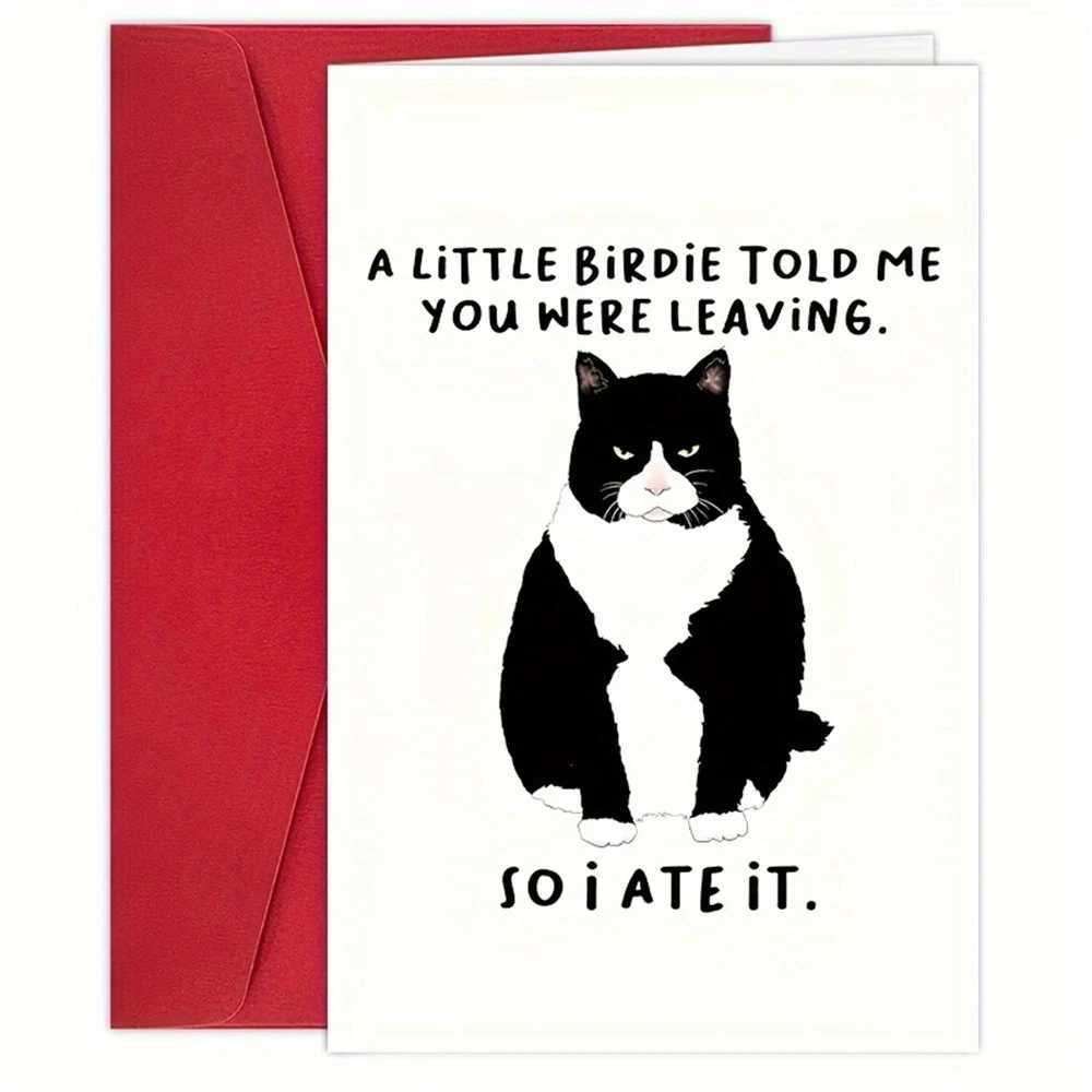 1pcFunny Retirement Card - A Little BirdieYou Were Leaving - Coworker Leaving Gifts - Farewell Goodbye Card - Fun Good Luc G251119