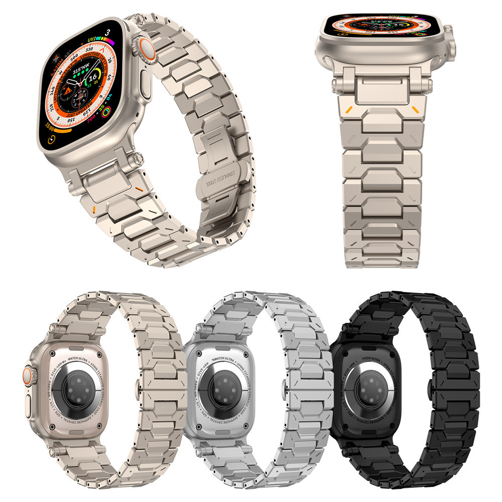 stainless steel bracelet for Apple Watch Ultra 49mm 45mm 42 44mm band metal loop strap For iwatch ultra series 9 8 7 6 3 5 4 se free shipping