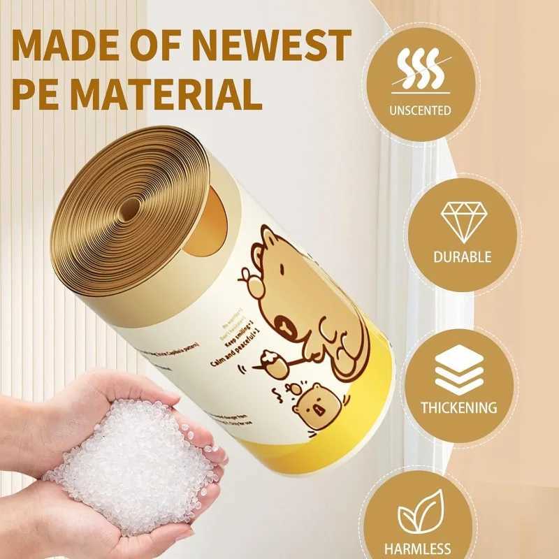 Thickened Drawstring Garbage Bag Tear-Resistant Trash Bags Large Capacity Disposable Waste Bag Household Dormitory Garbage Pouch C251119