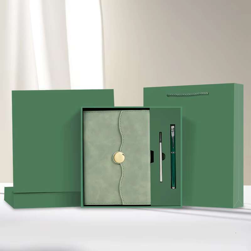 Promotional A5 Business Leather Pens Custom Company Corporate Notebook and Pen Gift Set