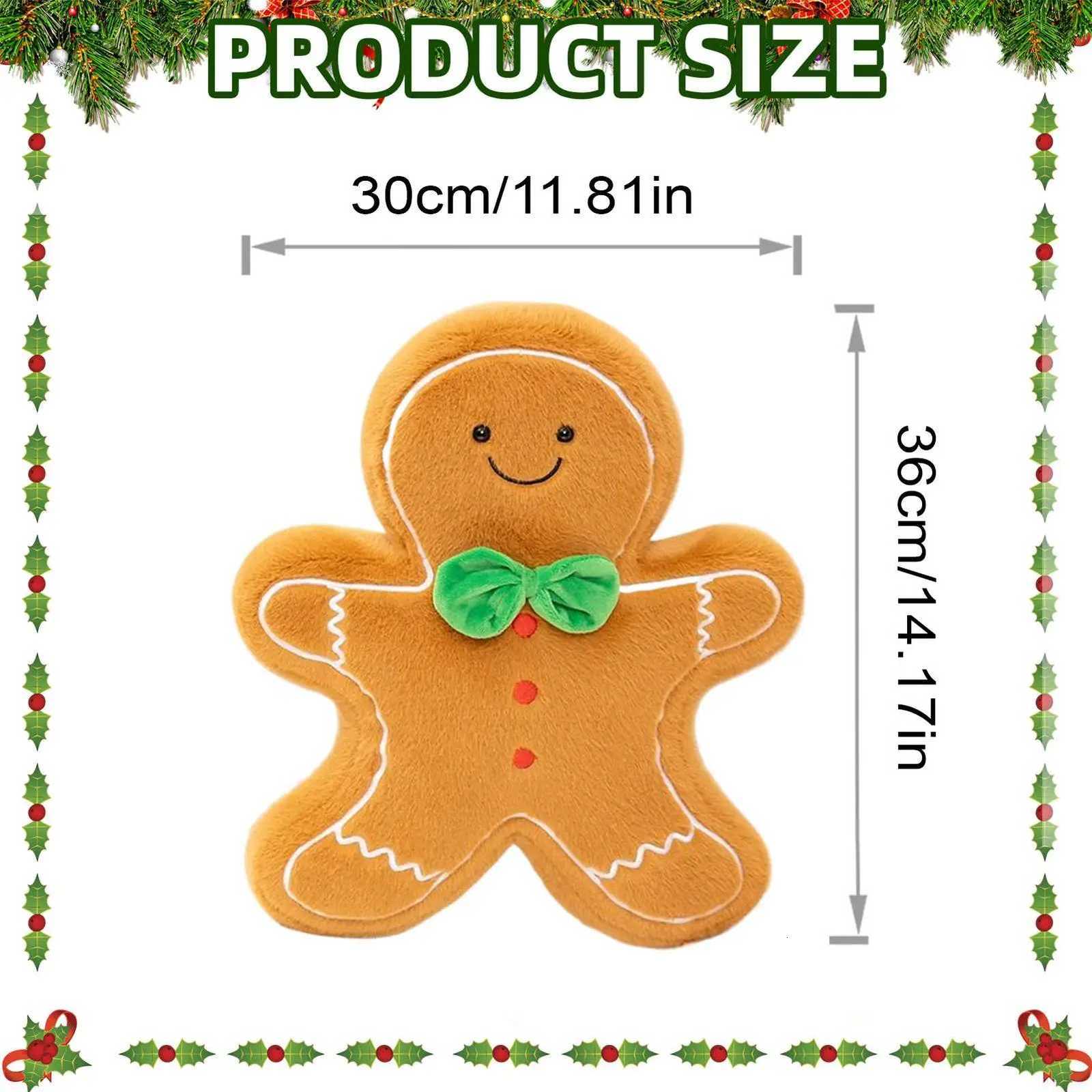 Christmas Throw s Plush Christmas Tree Gingerbread Sofa Cushion Couch Lumbar s For Interior Designers Bedroom OfficeM251119