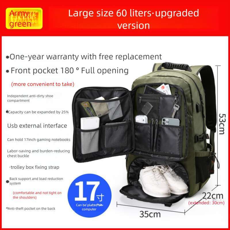 Luxury Bag Designer Niche Replacement Luggage 20-Inch Large Capacity Men's Lightweight Extra Large School Travel Hobo Multifunctional Computer Ba