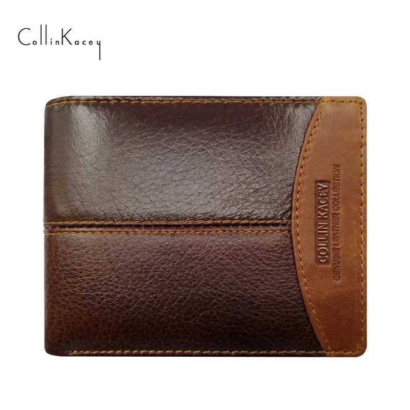 New Style Vintage Mens Wallet Zhen Pi Bao Fashion Short Purse Multi-Card Wallet Factory WholesaleT251119