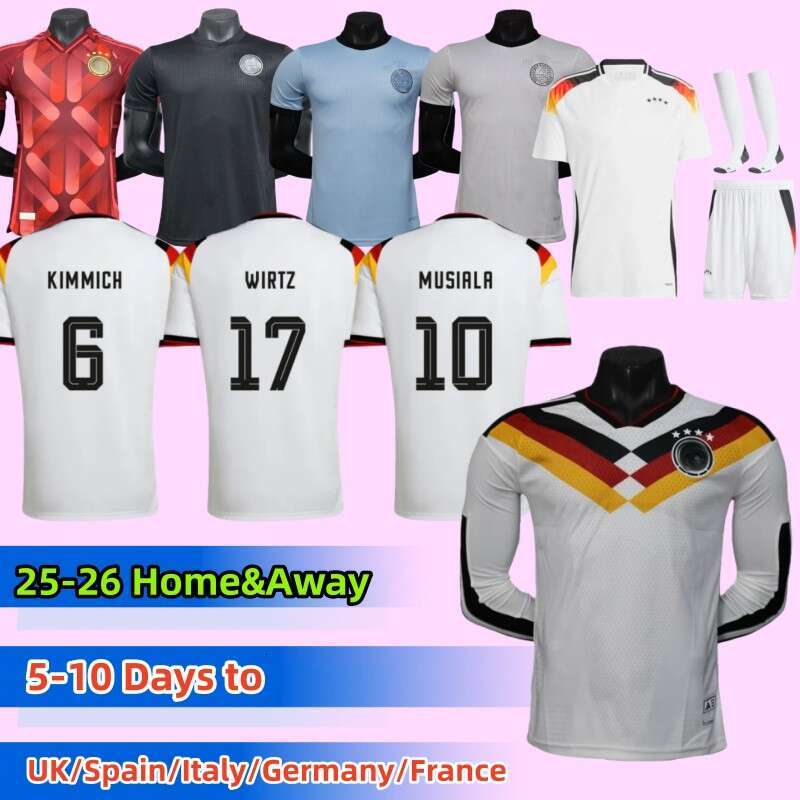 germany jersey 2026 2025 Deutschlands trikot Musiala Wirtz Havertz Kimmich Germany 25 26 soccer jersey Tah RUDIGER Raum MULLER germany football shirt Men kids kit