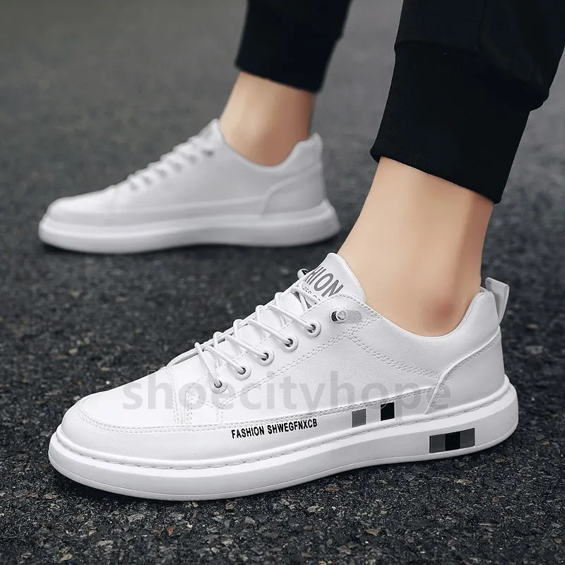 Free Shipping Designer Shoes Mens Shoes Sneakers Womens Mens Leather Shoes Minimalist Comfortable Casual Elastic Band Classic White Shoes Black Unisex