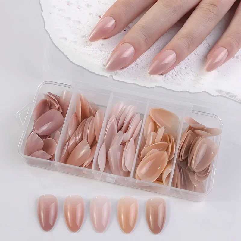 140PCS Skin Tones Press on Nails 3-IN-1 Nude Natural Soft Nail Tips Set Ultra-Fit Gel Nail Extensions Easy Manicure DIYT251118T251119