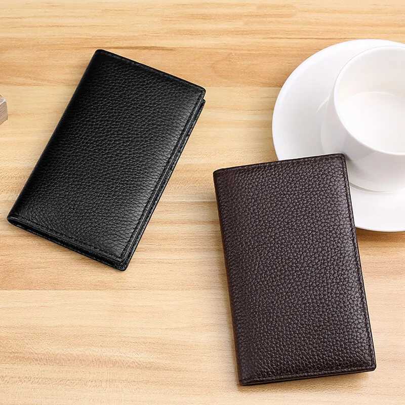 Soft Thin Real Leather Card Holder Men and Women Credit Card VIP ID Cases Slim Simple WalletsT251119
