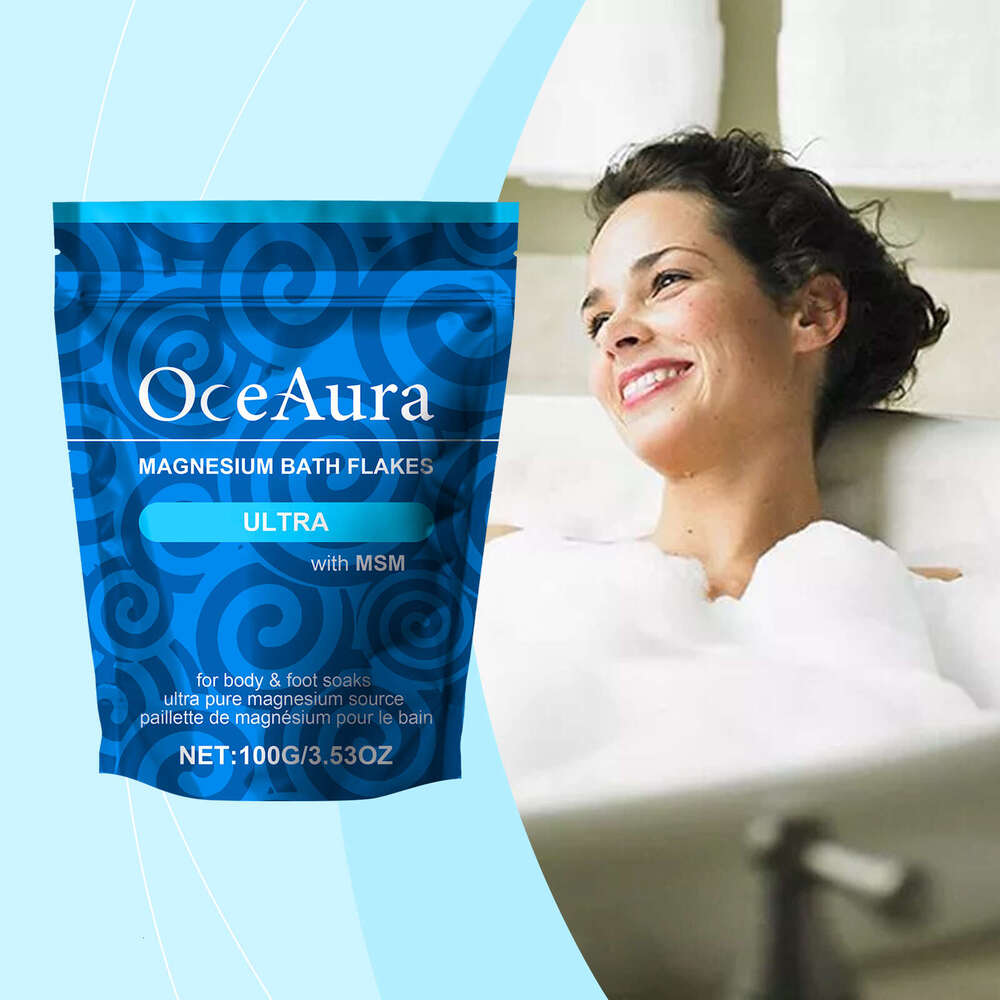 OceAura Magnesium Salt Daily Cleansing Nourishing Comfortable Gentle Relief Shower Sachet Bath Tablets