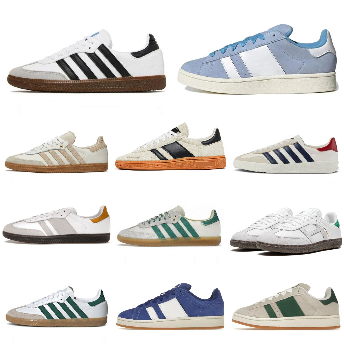 Designer Striped Vintage Sports Shoes Mens Women White Black Blue Gum Cream Night Brown Casual Shoe Collegiate Navy Night Leopard Denim Jogging Platform Sneakers S8