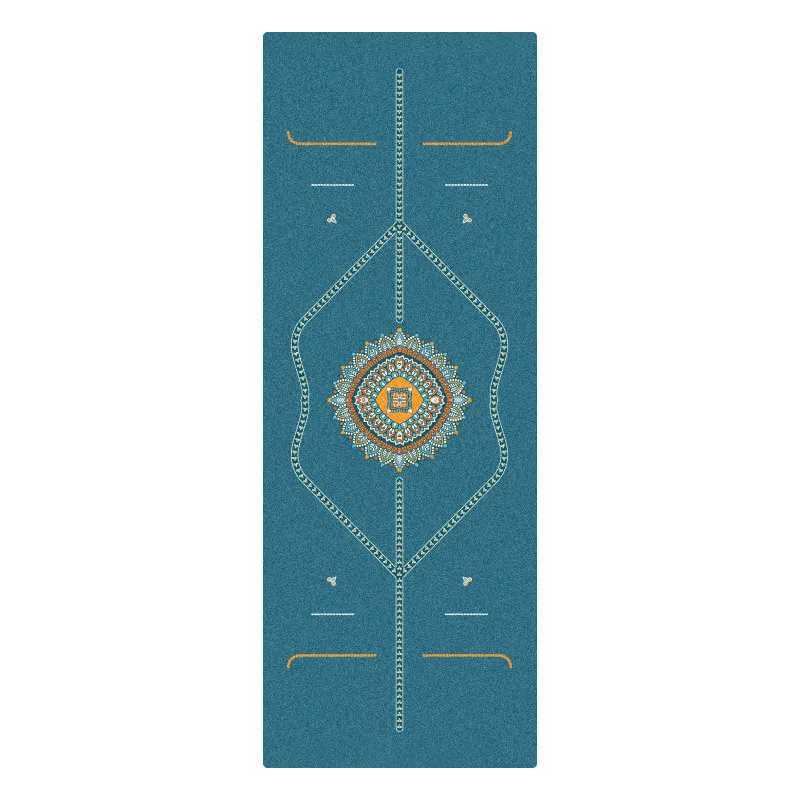 Zyan 1.5mm ultra-thin Portab Foldab storage anti slip matte natural rubber yoga mat for exercise and fitness gym fitnessXJ250419