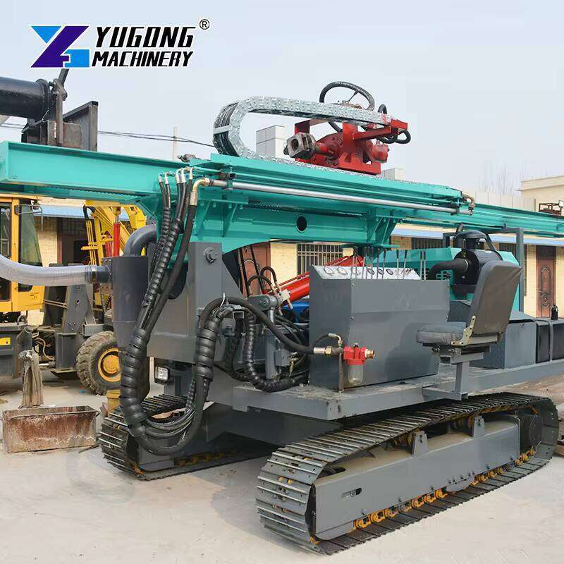 Electric Mini Pile Driver Guardrail Installation Hydraulic Static Pile Driver