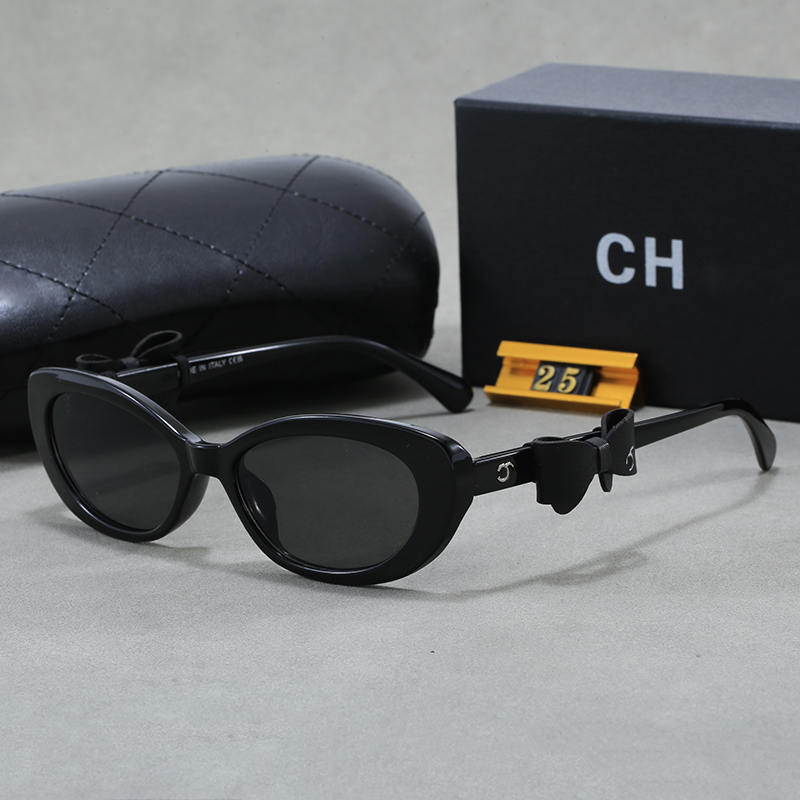 Designer Sunglasses for Women Cat Eye Bow sunglasses Classic Eyeglasses Goggle Outdoor Beach Sun Glasses For Man Mix Color Optional with box