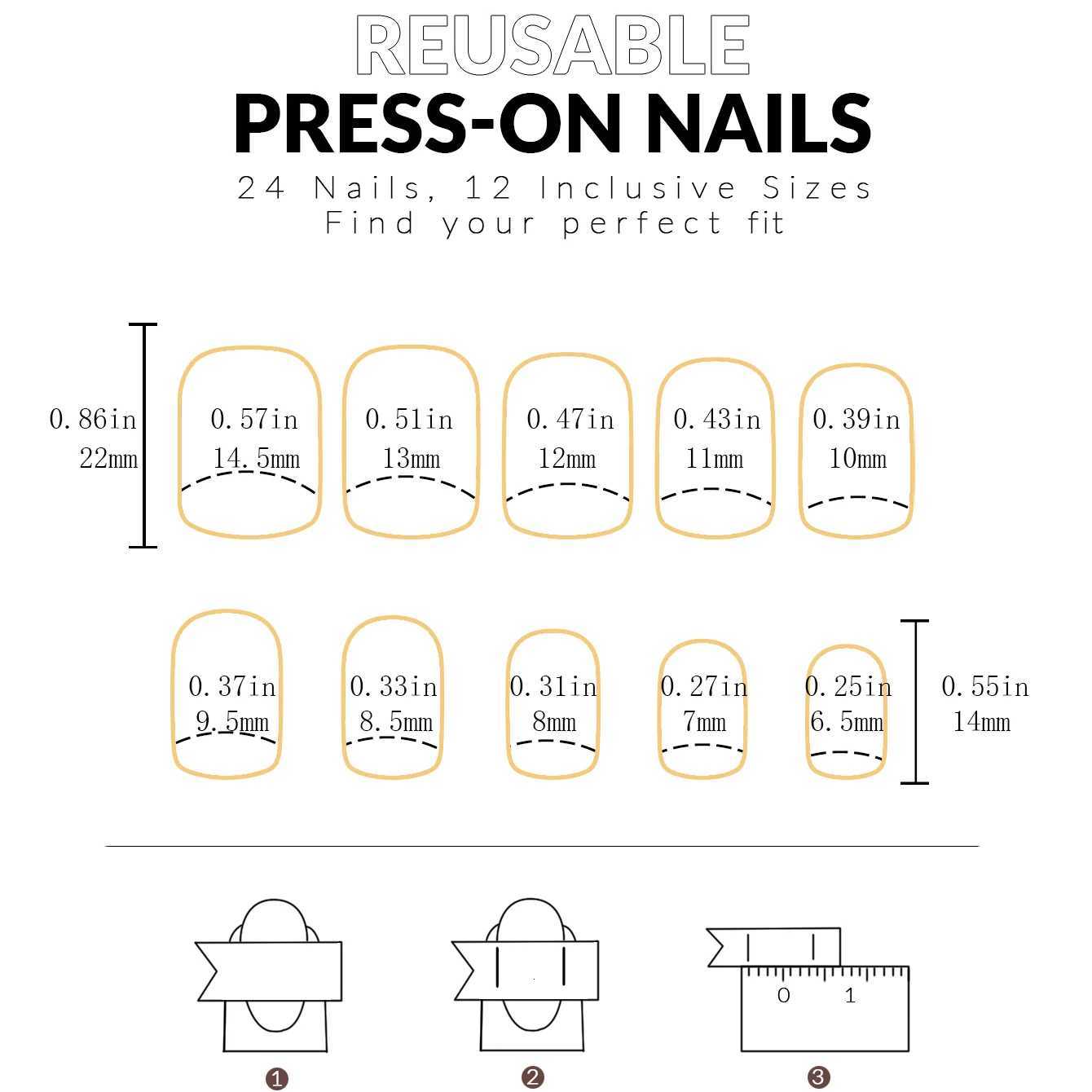 24PCS-Short Square Fake Nail Flower Three-Dimensional Embossed Design Bare Color Fake Nail Fully Covered Acrylic NailT251118T251119
