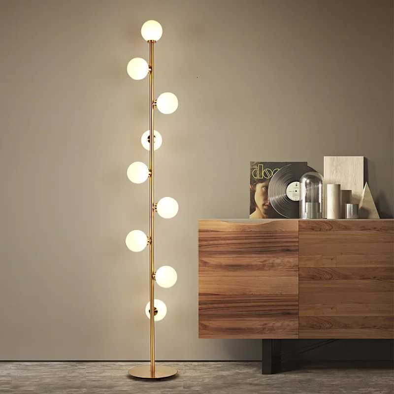 Modern LED floor lamps living room standing lights bedside illumination home deco lighting fixtures Nordic bedroom luminaires M251119