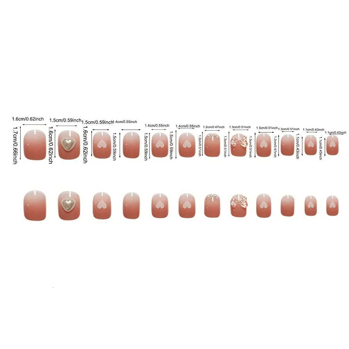24pcs Ice Transparent Press On Nails Fake Nails With 3D Butterfly And Pearls Design Glossy Full Cover Silver Glitter False NaiT251118T251119