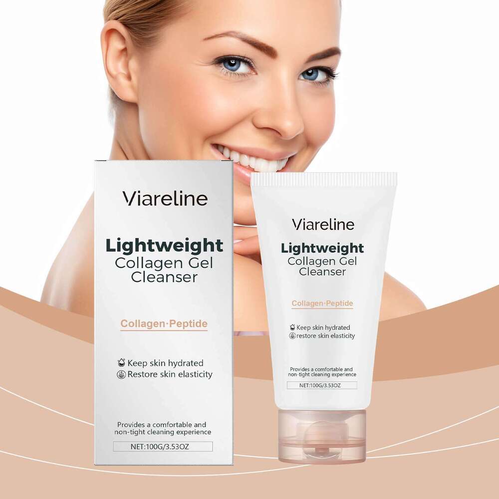 Viareline Gentle Care Cleansing Skin Smooth Moisturizing Hydrating Facial Cleanser