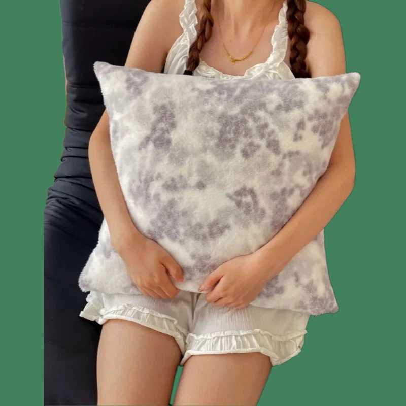 2025 A sheep wool throw cartoon small fresh throw living room bedroom 45x45cmM251119