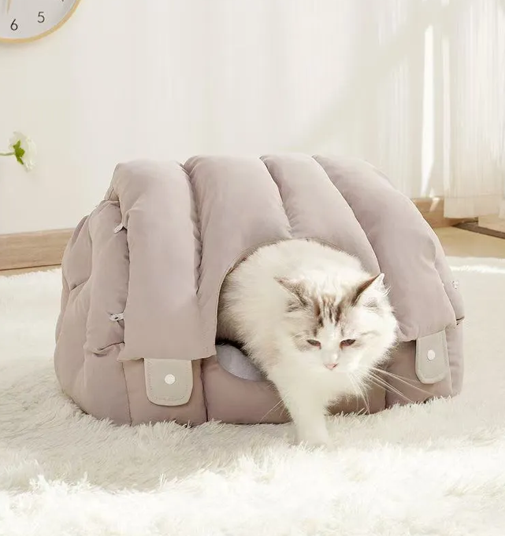 Small pet winter closed warm cleaning cat house dog four seasons universal kennel