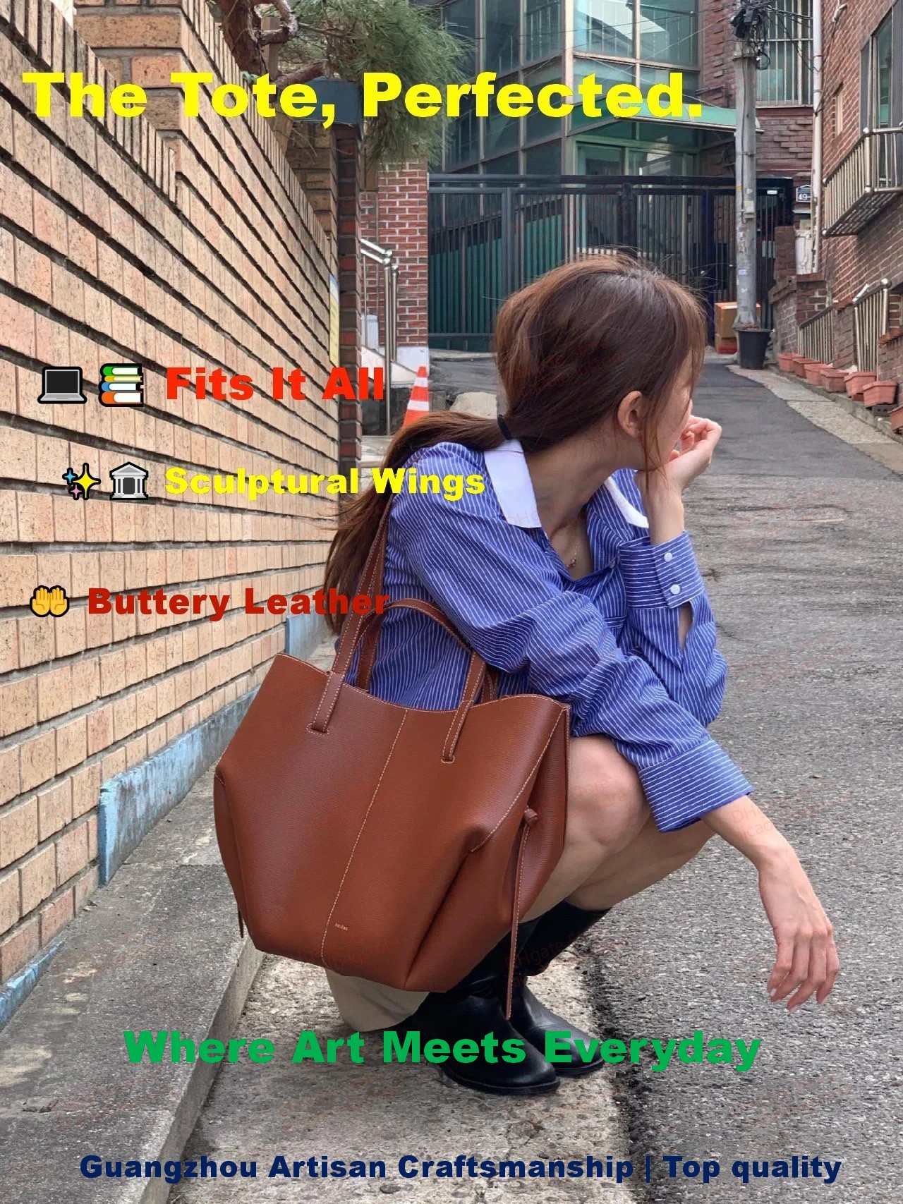 Designer Bag Luxury Commuter Tote Bag Half Moon Bag Smooth Leather Shoulder Bag Underarm Bag Fashion Women Cross Body Bag High-Capacit Purse