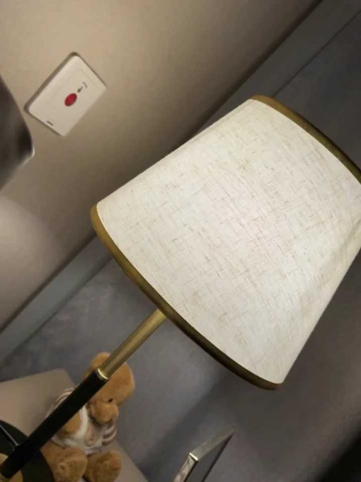 American Living Room Floor Lamp Light Luxury Sofa Edge Lamp Simple Bedroom Bedside Lamp Remote Control Vertical LED Desk Light M251119