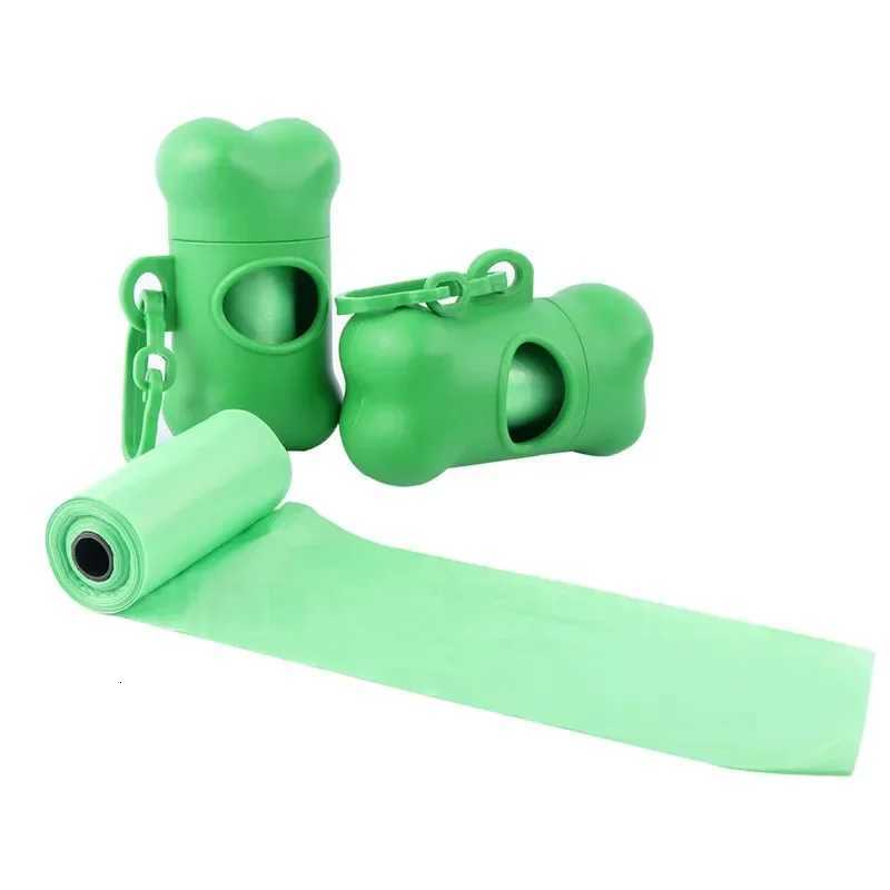 1pc Bone Shaped Bag Dispenser Disposable Pet Dog Waste Bag Holder Plastic Garbage Bag Case Carrier Disposal Poop Bag Dispenser C251119