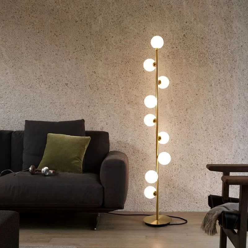 Modern LED floor lamps living room standing lights bedside illumination home deco lighting fixtures Nordic bedroom luminaires M251119