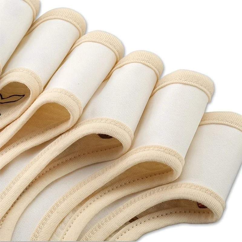 2 pieces of born baby cotton Gaozi bib waterproof boy and girl Bopu clothing printed scarf toddler Saliva towel feeding items 250414z