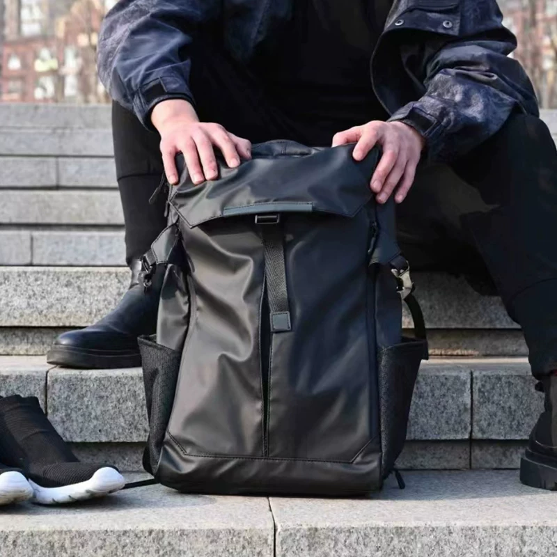 Large Capacity Travel Backpack American Retro Double Shoulder Bag for Female College Students Commuting Laptop Bag for Men M14952