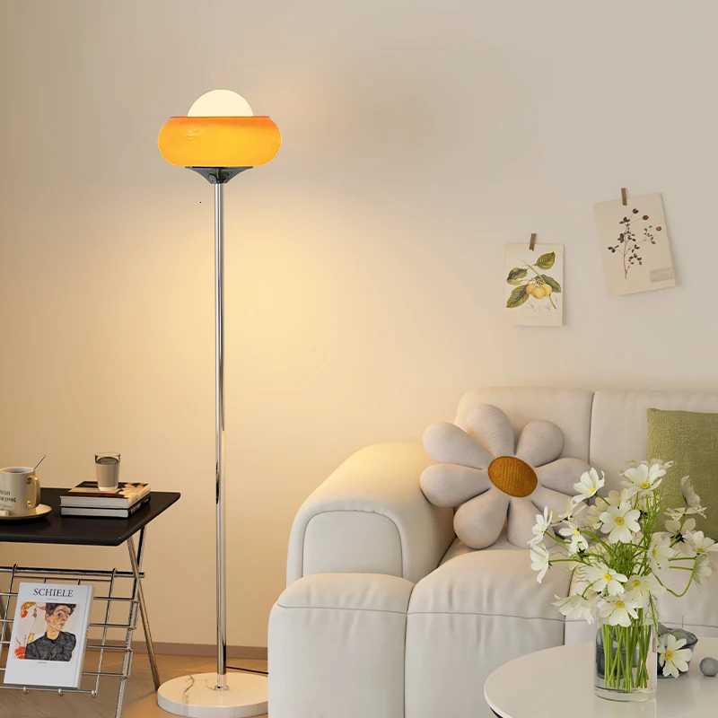 Vintage Egg Tart Floor Lamp Bauhaus Style Living Room Bedroom bedside lamp Nostalgic Vintage Table Lamp Room Decoration Lamp LED M251119