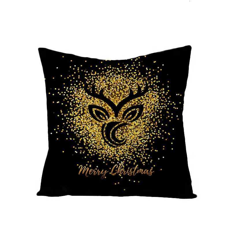 Black Gold Series throw covers with digital printing of short plush fabric Car-shaped sofa cushion for office Home decorM251119