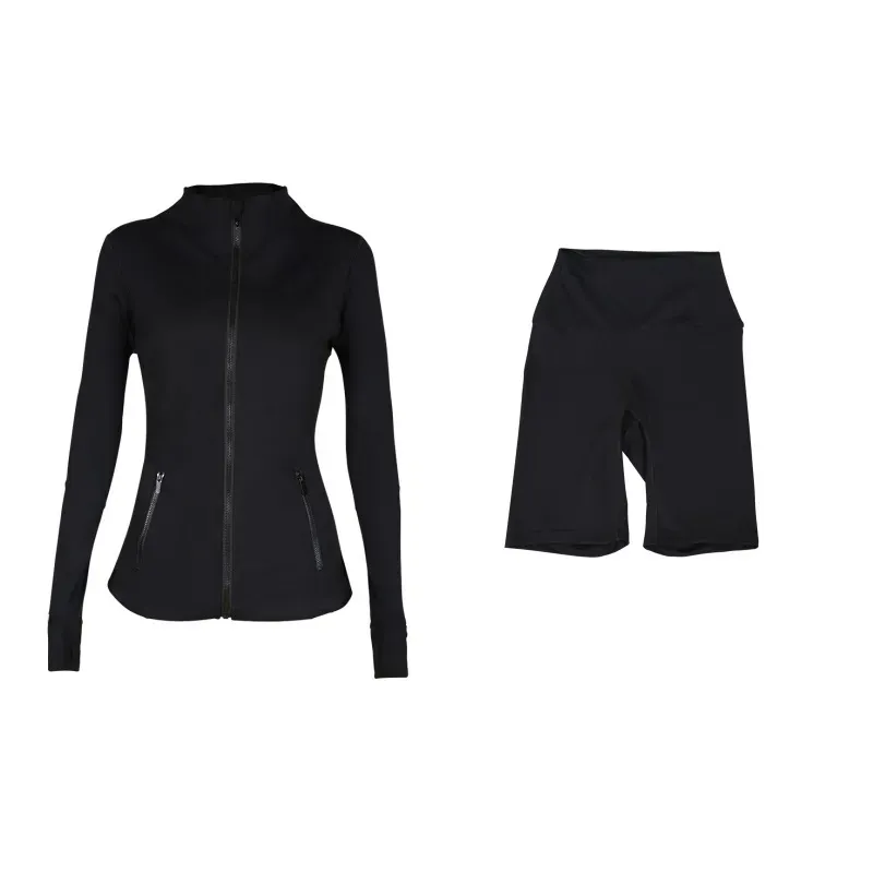 10A Set Gym Short skirt leggings Activewear Yoga Jacket Workout Elastic Waist Fitness Sweatshirt Zip pants df jakets Luluism Lemonative men set women