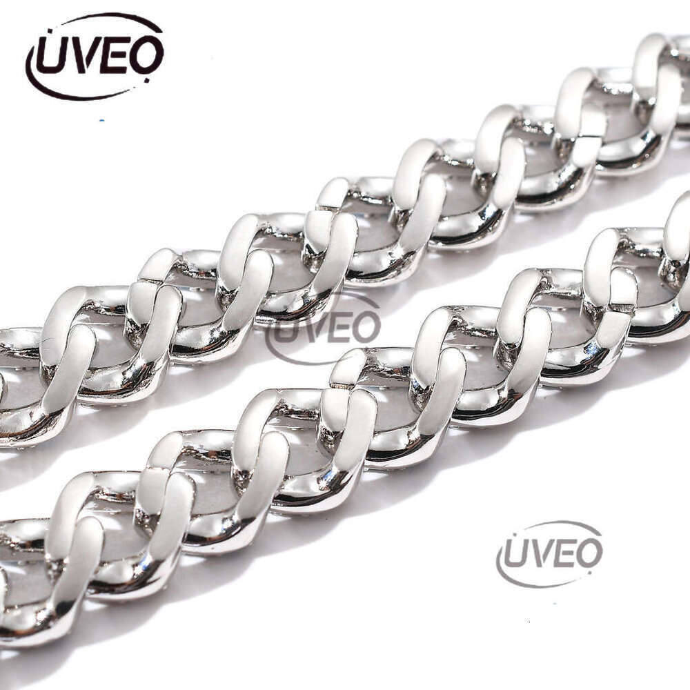 Luxury Hip Hop Necklace 9mm single row blue and white ice out VVS Moissanite Hip Hop Cuban even men and women Free delivery