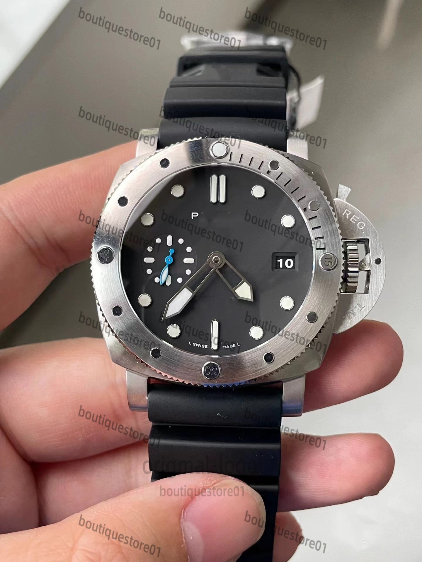 fashion Guy Watch Men High Quality Men's Luxury Designer Watch Men's 44Mm Automatic Movement Watch Stainless Steel watch 158