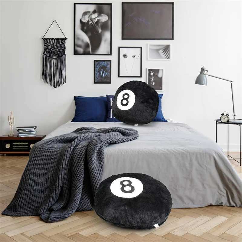 SiMUlation Billiards 8 Ball Plush Soft Eight Pool Players Indoor Sport Creative GiftHome DecorationM251119