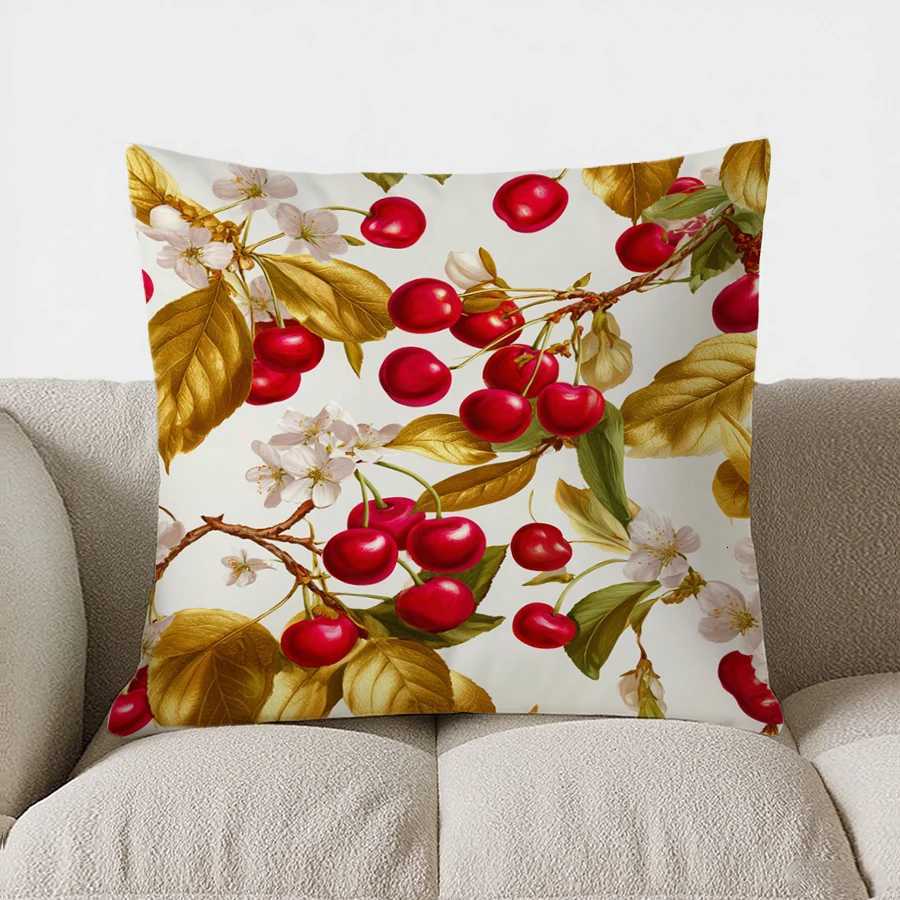 With Blossoms throw cover with short plush print for living room sofa decoration cushion cover covers decorativeM251119
